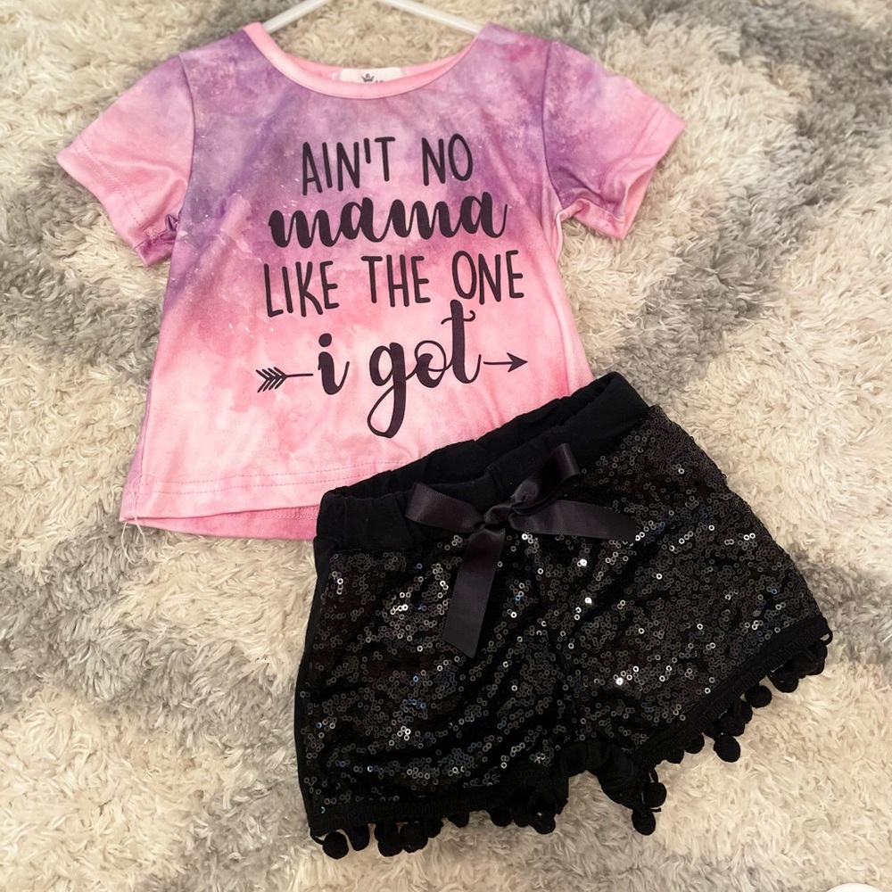 Baby girl matching set